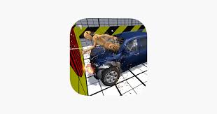 car crash test simulator on the app