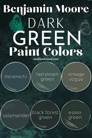 Best Dark Green Paint Colors From