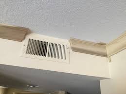 Crown Moulding And Air Vent