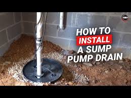 Sump Pump Drain Installation