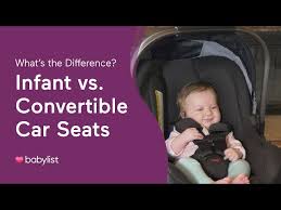 Infant Vs Convertible Car Seats