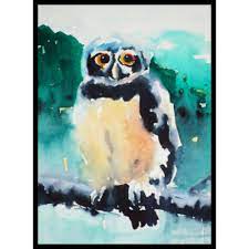 Watercolor Wise As An Owl Creating