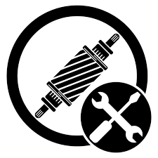 Electric Motor Icon Vector Ilration