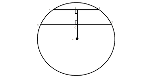 Radius 5cm Op Perpendicular Cd Ab