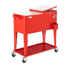 Vingli 80 Qt Rolling Cart On Wheels