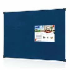 Velvet Notice Board With Aluminium