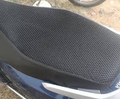 Scooter Net Fabric Rexine Seat Cover At