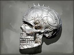 Punk Skull Wall Decor 3d Model 3d