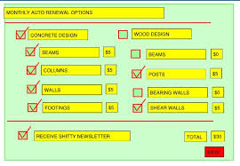 model for non fem structural