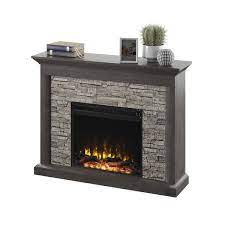 Freestanding Wooden Electric Fireplace