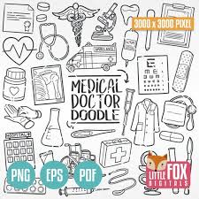 Doctor Doodle Icon Vector Hospital