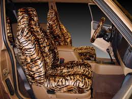 Universal Seat Cover Set Fur Tiger