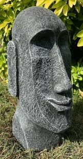 Stone Garden Easter Island Head Moai