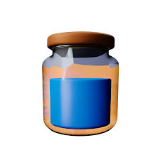 Jar 3d Rendering Icon Ilration