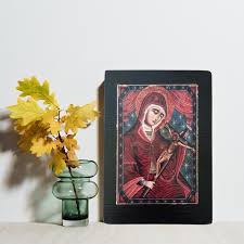 Handmade Wooden Orthodox Icon Mother