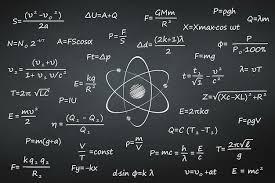 Science Physics Formulas Background