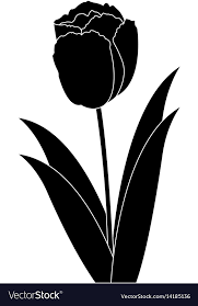 Tulip Flower Icon Image Royalty Free