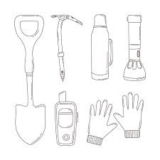 Winter Tool Silhouette Vectors