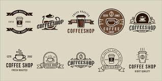 Cafe Logo Vector Art Icons And