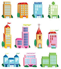 Vector Building Icon Set Free Icon