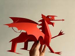 Red Welsh Dragon Make Your Own Wales