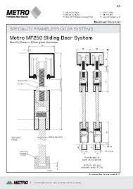 Top Hung Sliding Door System By Metro