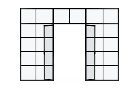 Glass Wall Glass Room Divider