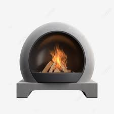 Outdoor Fireplace Rounded American