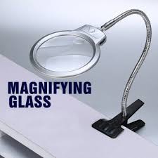 Clip On Desktop Illuminated Magnifier