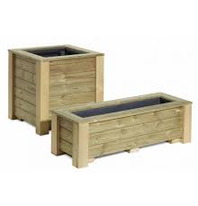 Classic Wooden Planters Troughs