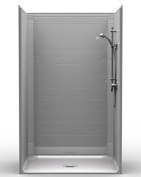 One Piece 48 X 36 Roll In Shower