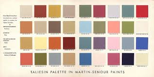 Frank Lloyd Wright Paint Colors