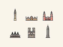 Monuments Icons By Yegor Shustov Icon