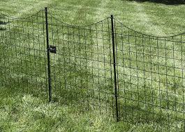 Black Metal Garden Fence Gate