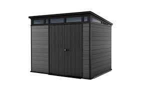 Cortina Graphite Large Storage Shed