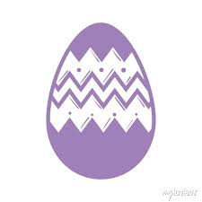 Happy Easter Season Lilac Color Egg