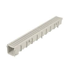 Plastic Channel Drain Kit With Grate