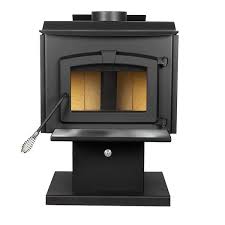 Pleasant Hearth 1800 Sq Ft Wood Stove With Stainless Steel Ash Lip And Blower Hws 1200 B