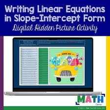 Writing Linear Equations In Slope