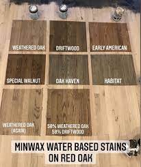 Minwax Stains On Red Oak Wood Floor