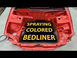 Painting A Car With Colored Bed Liner