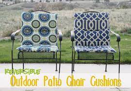 Reversible Patio Chair Cushions