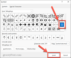 How To Type Arrows In Word