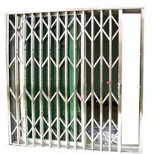 White Silver Iron Window Grill For