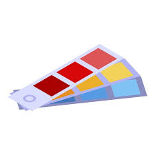 Paint Color Sticks Icon Isometric Of