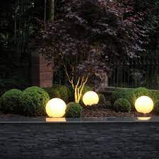 Stone Globe Lights