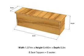 3 Seater Wooden Garden Bench Diy Pdf