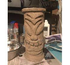 Concrete Tiki Garden Statue