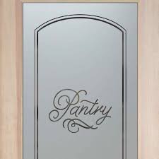 Frosted Glass Pantry Door Glass Pantry