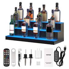 Vevor 24 Bottles Led Lighted Liquor